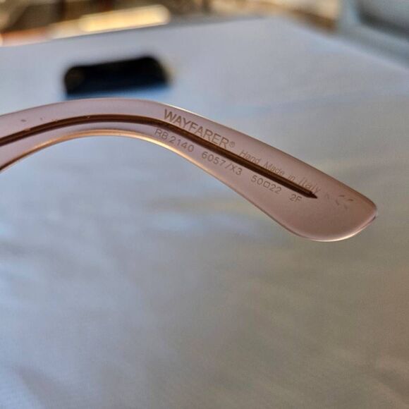 Ray-Ban Edition Pink Wayfarer Sunglases in Ice Pop Watermelon - Picture 4 of 7